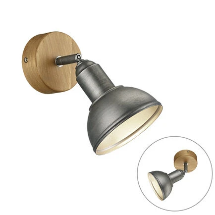 Rabatt 🧨 Trio Leuchten Industrielle Wandleuchte Stahl - Arti 🔥 1 Rabatt 🧨 Trio Leuchten Industrielle Wandleuchte Stahl - Arti 🔥