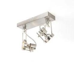 Schlussverkauf 💯 QAZQA Industrie Spot Stahl 2-flammig schwenkbar - Suplux 😍 -Deckenleuchten Verkaufs-Shop 8181 94733 3
