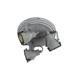 Besorgen 💯 QAZQA Robuster Spot Betonlook 3-flammig - Medox 🔥 -Deckenleuchten Verkaufs-Shop 8181 96678 5