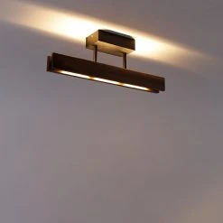 Brandneu 😉 MTK Leuchten Land Deckenleuchte Holz inkl. LED 3-Stufen dimmbar - Holz 👏 -Deckenleuchten Verkaufs-Shop 8193 103846 11