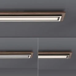 Großhandel 🤩 Paul Neuhaus Deckenleuchte Holz länglich inkl. LED mit Fernbedienung - Ajdin 🤩 -Deckenleuchten Verkaufs-Shop 8205 105302 10