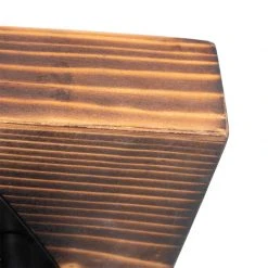 Billig 💯 QAZQA Industrielle Deckenlampe Holz mit Beton 2-flammig - Creto 🎁 -Deckenleuchten Verkaufs-Shop 8210 104420 7