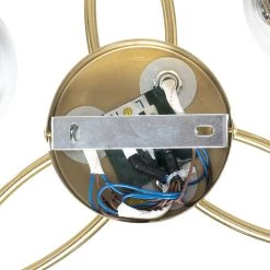 Neu 🥰 QAZQA Moderne Deckenleuchte Gold 6-Lichter mit Rauchglas - Athen 🤩 -Deckenleuchten Verkaufs-Shop 8219 103134 10