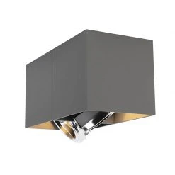 Rabatt 🔔 QAZQA Design Spot rechteckig 2-hellgrau inkl. 2 x G9 - Box 🔔 -Deckenleuchten Verkaufs-Shop 8242 99078 9