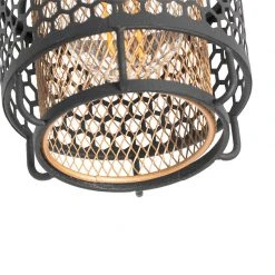 Am billigsten ✨ QAZQA Design-Deckenleuchte Schwarz mit Gold - Noud ✔️ -Deckenleuchten Verkaufs-Shop 8249 105045 6