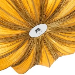 Bestes Angebot ✨ QAZQA Design-Deckenlampe Gold Silk 52 cm 3-flammig - Plu 🔥 -Deckenleuchten Verkaufs-Shop 8269 105324 2