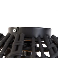 Rabatt 🎉 QAZQA Ländliche Deckenlampe schwarz 25 cm - Canna 🛒 -Deckenleuchten Verkaufs-Shop 8272 104271 6