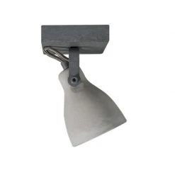 Bester Verkauf ✨ QAZQA Industriestrahler grau Beton 1-flammig - Creto ✨ -Deckenleuchten Verkaufs-Shop 8279 94002 2