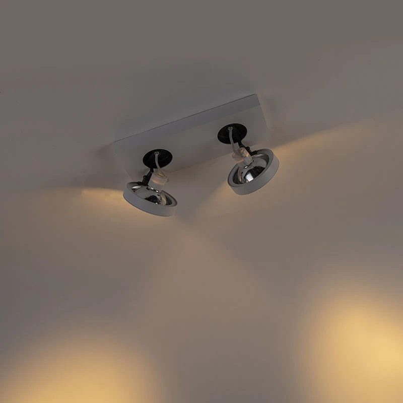 Schlussverkauf ⌛ QAZQA Moderner Spot weiß schwenk- und neigbar - Ga 2 💯 12 Schlussverkauf ⌛ QAZQA Moderner Spot weiß schwenk- und neigbar - Ga 2 💯 – Bild 12