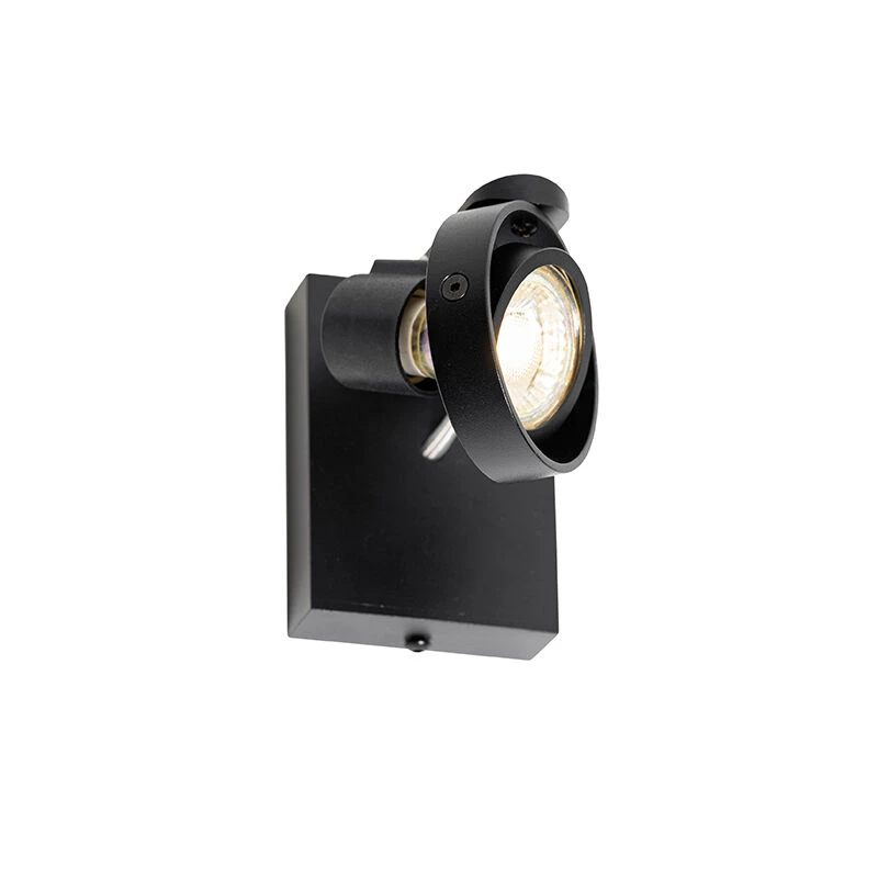 Auslauf ✨ QAZQA Moderne spot zwart - Master 50 😀 3 Auslauf ✨ QAZQA Moderne spot zwart - Master 50 😀 – Bild 3