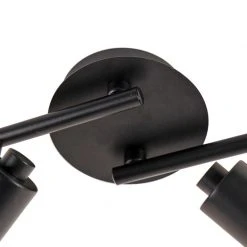 Billig 🎉 QAZQA Modernes Punktschwarz mit Gold 4-Licht - Magno 🧨 -Deckenleuchten Verkaufs-Shop 8337 99074 7