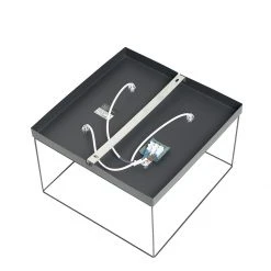 Bestes Angebot 😍 QAZQA Minimalistische plafondlamp zwart met goud 4-lichts vierkant - Kodi 💯 -Deckenleuchten Verkaufs-Shop 8342 105608 8