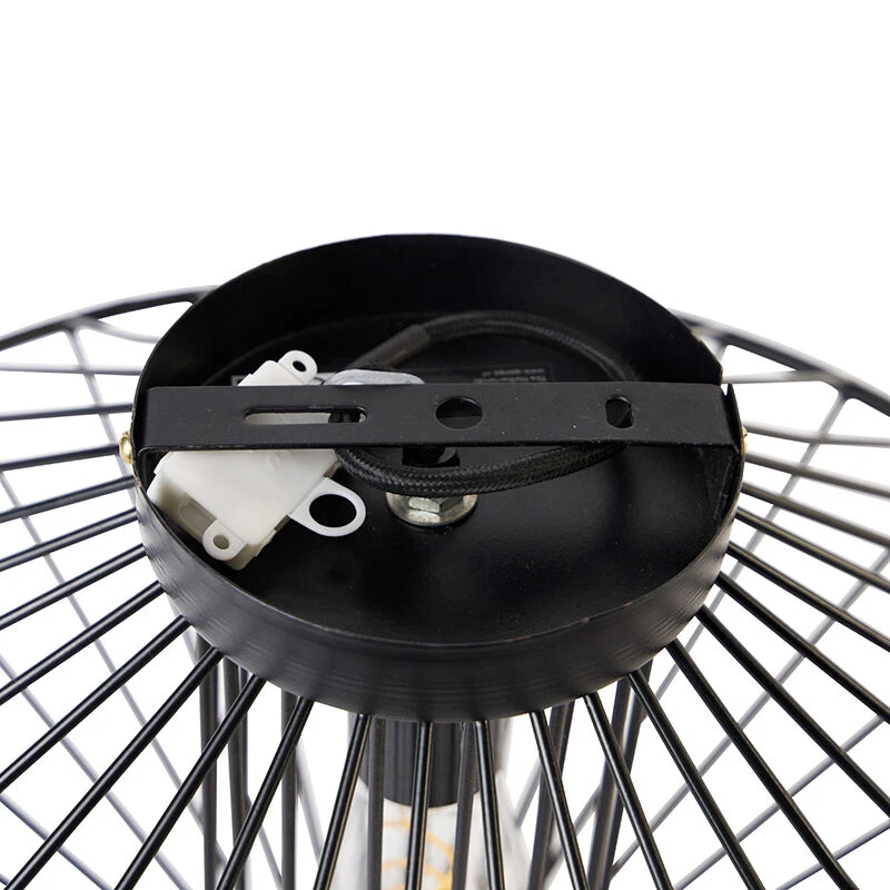 Rabatt 🎉 QAZQA Design-Deckenleuchte schwarz - Zahra 🛒 9 Rabatt 🎉 QAZQA Design-Deckenleuchte schwarz - Zahra 🛒 – Bild 9