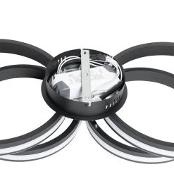 Beste Bewertungen von ✨ QAZQA Deckenleuchte schwarz inkl. LED 3-Stufen dimmbar 4-Licht - Navara 🥰 -Deckenleuchten Verkaufs-Shop 8360 104006 10