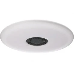 Aktion 😍 Shada Smarte Deckenleuchte weiß inkl. LED mit Lautsprecheroption - Clara 🤩 -Deckenleuchten Verkaufs-Shop 8375 105590 9