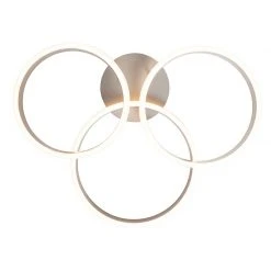 Bestes Angebot 🧨 QAZQA Deckenleuchte Stahl inkl. LED 3-Stufen dimmbar 3-Licht - Navara 🧨 24 Bestes Angebot 🧨 QAZQA Deckenleuchte Stahl inkl. LED 3-Stufen dimmbar 3-Licht - Navara 🧨 -Deckenleuchten Verkaufs-Shop 8383 104004 9