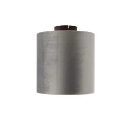 Am billigsten 🔔 QAZQA Klassisches Grau mit Taupe - Combi 🔔 -Deckenleuchten Verkaufs-Shop 8390 104215 2