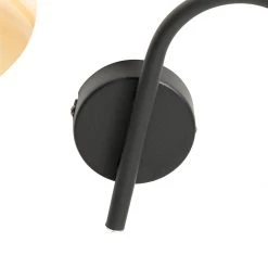 Bester Verkauf 🎁 QAZQA Moderne plafondlamp zwart met goud 3-lichts - Lofty ✔️ -Deckenleuchten Verkaufs-Shop 8392 105424 5