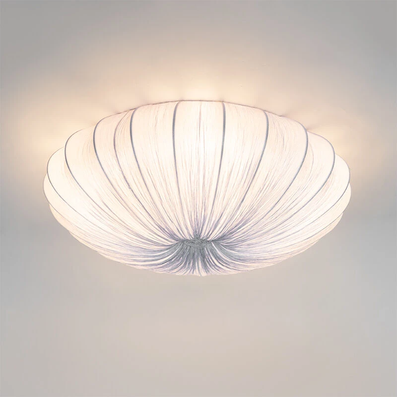 Billig 🧨 QAZQA Design-Deckenlampe graue Seide 60 cm 5-flammig - Plu 🛒 10 Billig 🧨 QAZQA Design-Deckenlampe graue Seide 60 cm 5-flammig - Plu 🛒 – Bild 10