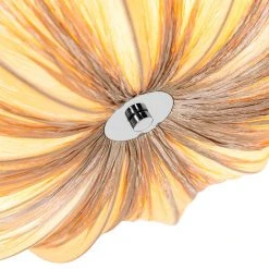 Angebote ⌛ QAZQA Design-Deckenlampe beige Seide 52 cm 3-flammig - Plu 🤩 -Deckenleuchten Verkaufs-Shop 8411 105323 2