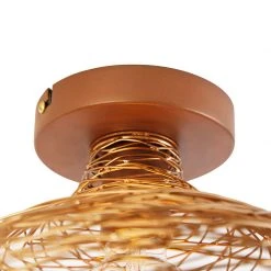 Top 10 👏 QAZQA Design-Deckenleuchte Kupfer - Sarella 😍 -Deckenleuchten Verkaufs-Shop 8458 104530 5