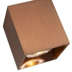 Bester Verkauf 👏 QAZQA Spot Qubo 1 kupfer 💯 -Deckenleuchten Verkaufs-Shop 8459 92654 5