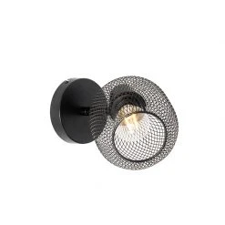 Neu ⭐ QAZQA Industriespot schwarz - Bliss Mesh 😍 -Deckenleuchten Verkaufs-Shop 8468 104476 2