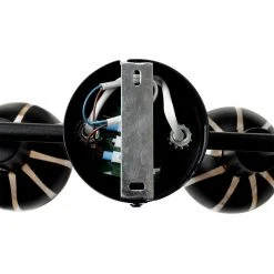 Rabatt 🧨 QAZQA Design Spot schwarz mit goldenen 2 Lichtern - Melone 😀 -Deckenleuchten Verkaufs-Shop 8486 98446 13