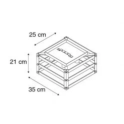 Rabatt 🥰 QAZQA Industrielle Deckenleuchte schwarz mit Holz 4-Licht - Paleta Mai ✔️ -Deckenleuchten Verkaufs-Shop 8511 103185 4