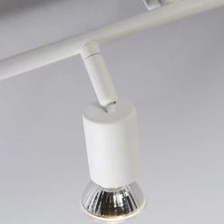 Bester Verkauf 🌟 QAZQA Moderner Deckenstrahler weiß schwenkbar - Jeany 4 😀 -Deckenleuchten Verkaufs-Shop 8531 93282 6