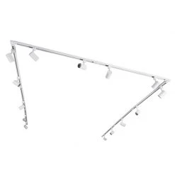 Billig 🎁 QAZQA Modernes Schienensystem weiß mit 14 Spots 1-phasig - Jeana 🌟 -Deckenleuchten Verkaufs-Shop 8547 103926 12