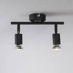 Besorgen 💯 QAZQA Industrie-Spot schwarz neigbar - Jeany 2 💯 -Deckenleuchten Verkaufs-Shop 8569 93275 6