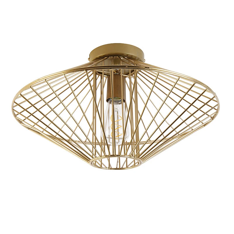 Auslauf 🌟 QAZQA Design-Deckenleuchte Gold - Zahra 👍 11 Auslauf 🌟 QAZQA Design-Deckenleuchte Gold - Zahra 👍 – Bild 11