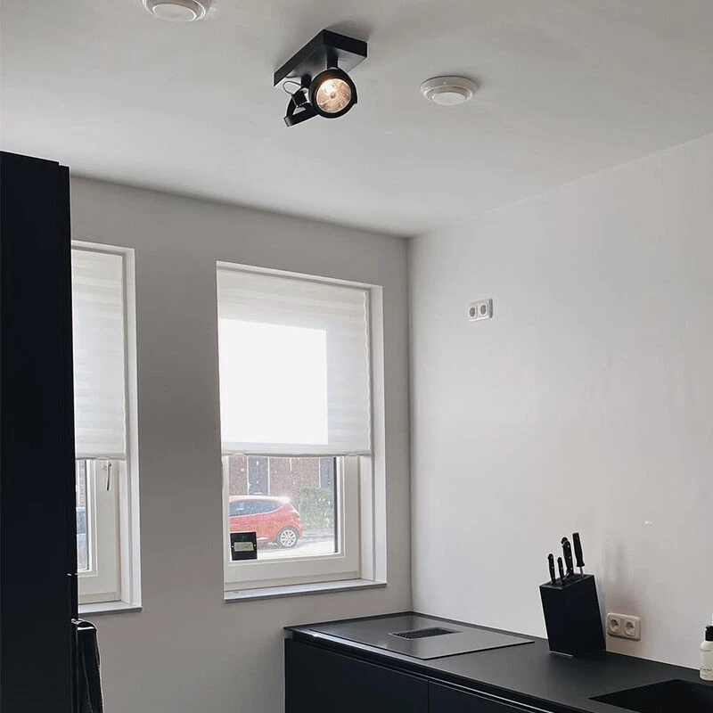 Am billigsten 🔔 QAZQA Design Spot schwarz verstellbar 2-flammig inkl. LED - Go ⌛ 13 Am billigsten 🔔 QAZQA Design Spot schwarz verstellbar 2-flammig inkl. LED - Go ⌛ – Bild 13