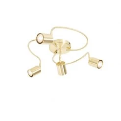 Auslauf 🔔 QAZQA Moderne plafondspot messing verstelbaar 4-lichts - Java ✔️ -Deckenleuchten Verkaufs-Shop 8615 105846 6