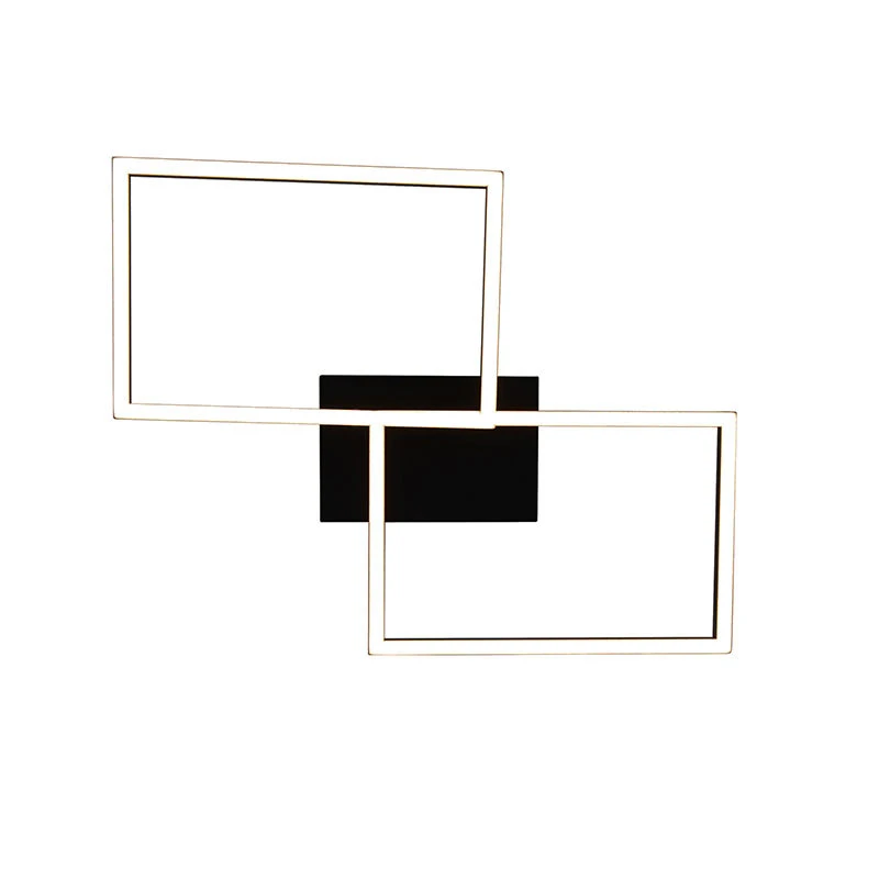 Budget 🔔 QAZQA Deckenleuchte quadratisch schwarz 3-stufig dimmbar - Plazas Novo 👍 8 Budget 🔔 QAZQA Deckenleuchte quadratisch schwarz 3-stufig dimmbar - Plazas Novo 👍 – Bild 8