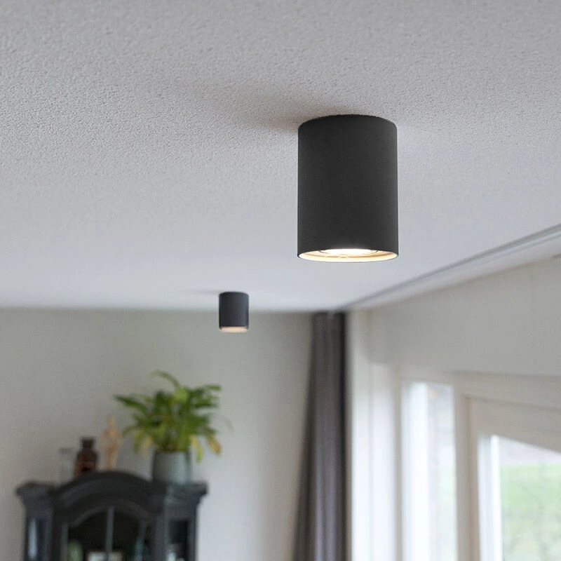 Schlussverkauf 🎉 QAZQA Spot schwarz schwenk- und neigbar - Rondoo 1 up 🌟 2 Schlussverkauf 🎉 QAZQA Spot schwarz schwenk- und neigbar - Rondoo 1 up 🌟 – Bild 2