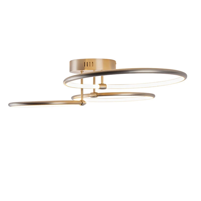 Am billigsten ❤️ QAZQA Design Deckenleuchte Stahl inkl. LED 3-stufig dimmbar 3-Licht - Joaniqa 🎁 10 Am billigsten ❤️ QAZQA Design Deckenleuchte Stahl inkl. LED 3-stufig dimmbar 3-Licht - Joaniqa 🎁 – Bild 10