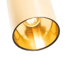 Billig 👍 QAZQA Moderne spot zwart met goud - Lofty 🥰 18 Billig 👍 QAZQA Moderne spot zwart met goud - Lofty 🥰 -Deckenleuchten Verkaufs-Shop 8660 105423 4