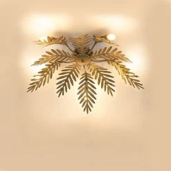 Angebote 😀 QAZQA Vintage Deckenleuchte 5-flammig Gold - Botanica 🎁 11 Angebote 😀 QAZQA Vintage Deckenleuchte 5-flammig Gold - Botanica 🎁 -Deckenleuchten Verkaufs-Shop 8671 97278 2