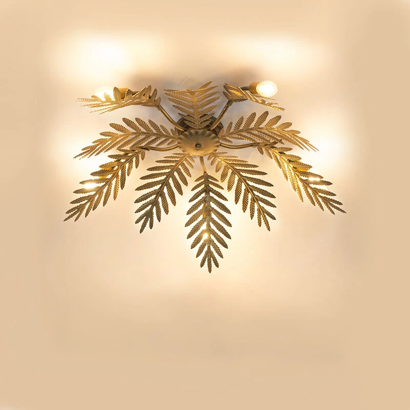 Angebote 😀 QAZQA Vintage Deckenleuchte 5-flammig Gold - Botanica 🎁 3 Angebote 😀 QAZQA Vintage Deckenleuchte 5-flammig Gold - Botanica 🎁 – Bild 3