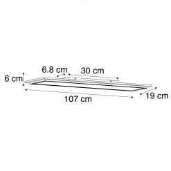 Großhandel 🤩 Paul Neuhaus Deckenleuchte Holz länglich inkl. LED mit Fernbedienung - Ajdin 🤩 -Deckenleuchten Verkaufs-Shop 8691 105302 4