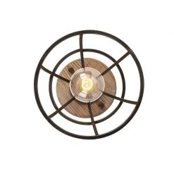 Coupon 🔔 QAZQA Industriedeckenleuchte schwarz mit Holz - Arthur 🤩 22 Coupon 🔔 QAZQA Industriedeckenleuchte schwarz mit Holz - Arthur 🤩 -Deckenleuchten Verkaufs-Shop 8709 98427 9