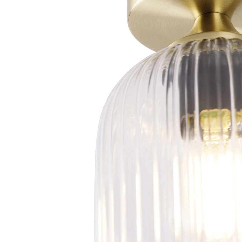 Großhandel 🔔 QAZQA Art Deco Deckenleuchte Messing - Banci 🎁 3 Großhandel 🔔 QAZQA Art Deco Deckenleuchte Messing - Banci 🎁 – Bild 3