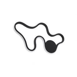 Am billigsten ⭐ QAZQA Moderne Wandleuchte schwarz inkl. LED - Plomp 🌟 -Deckenleuchten Verkaufs-Shop 8772 98407 11