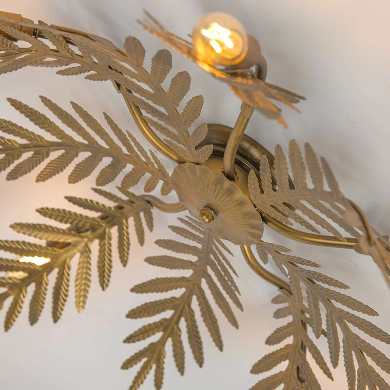 Angebote 😀 QAZQA Vintage Deckenleuchte 5-flammig Gold - Botanica 🎁 7 Angebote 😀 QAZQA Vintage Deckenleuchte 5-flammig Gold - Botanica 🎁 – Bild 7