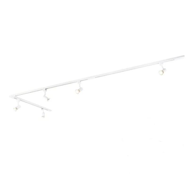 Am billigsten ✔️ QAZQA Modernes Schienensystem mit 5 Spots 1-phasig weiß - Jeany .. 😀 2 Am billigsten ✔️ QAZQA Modernes Schienensystem mit 5 Spots 1-phasig weiß - Jeany .. 😀 – Bild 2