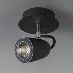 Budget 💯 QAZQA Retro Spot schwarz dreh- und neigbar - Taza 1 👍 -Deckenleuchten Verkaufs-Shop 8793 91233 7