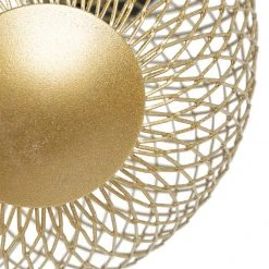 Budget 😍 QAZQA Spot schwarz mit gold verstellbar - Athens Wire ✔️ -Deckenleuchten Verkaufs-Shop 8799 103142 6