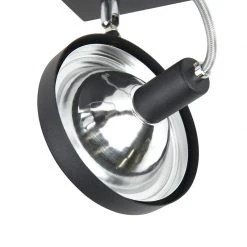 Angebote 🔥 QAZQA Design Spot schwarz 2-flammig verstellbar - Nox 💯 -Deckenleuchten Verkaufs-Shop 8815 95796 8